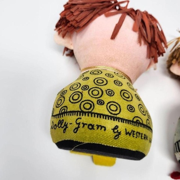 Set of 2 1960 Western Union Dolly-Grams Congratulations - Just to Say Gift Dolls - Picture 3 of 6